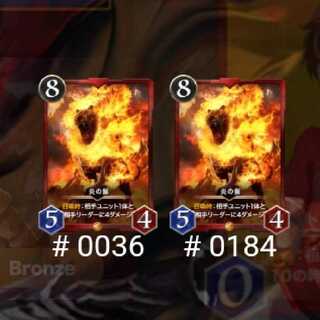 2枚セット　炎の鬣