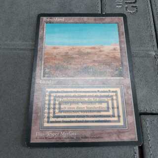 scrubland ドイツ語　黒枠 1枚