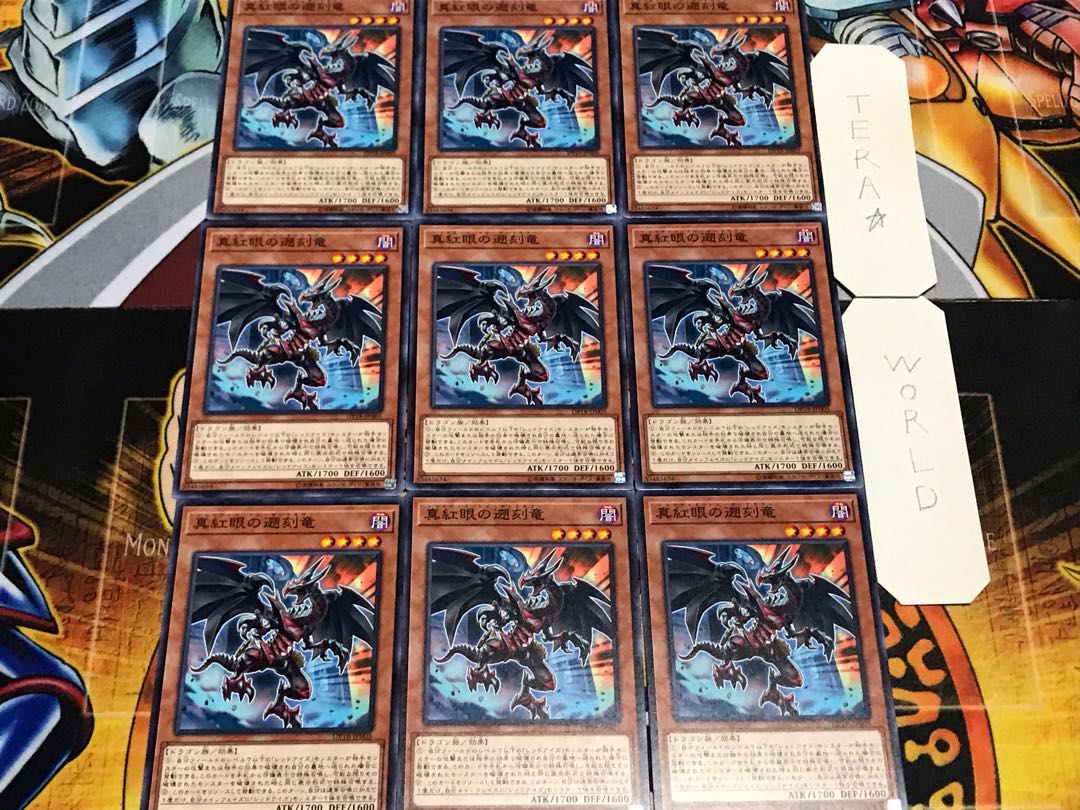 真紅眼の遡刻竜 ノーマル 9枚セット てら