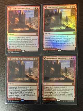 MTG FOIL 髑髏砕きの一撃 ZNR 英4枚