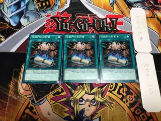 地獄門の契約書 ノーマル 3枚セット てら