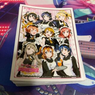 (中古)ラブライブ スリーブ μ's メイド (60枚)