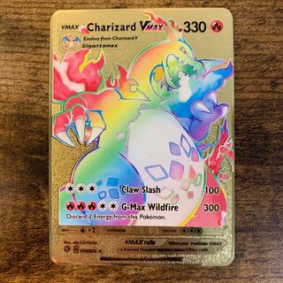 リザードンVMAX 海外金属カード