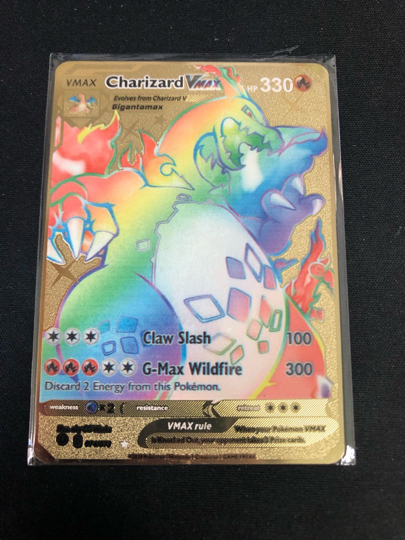 レインボー リザードン 金属カード