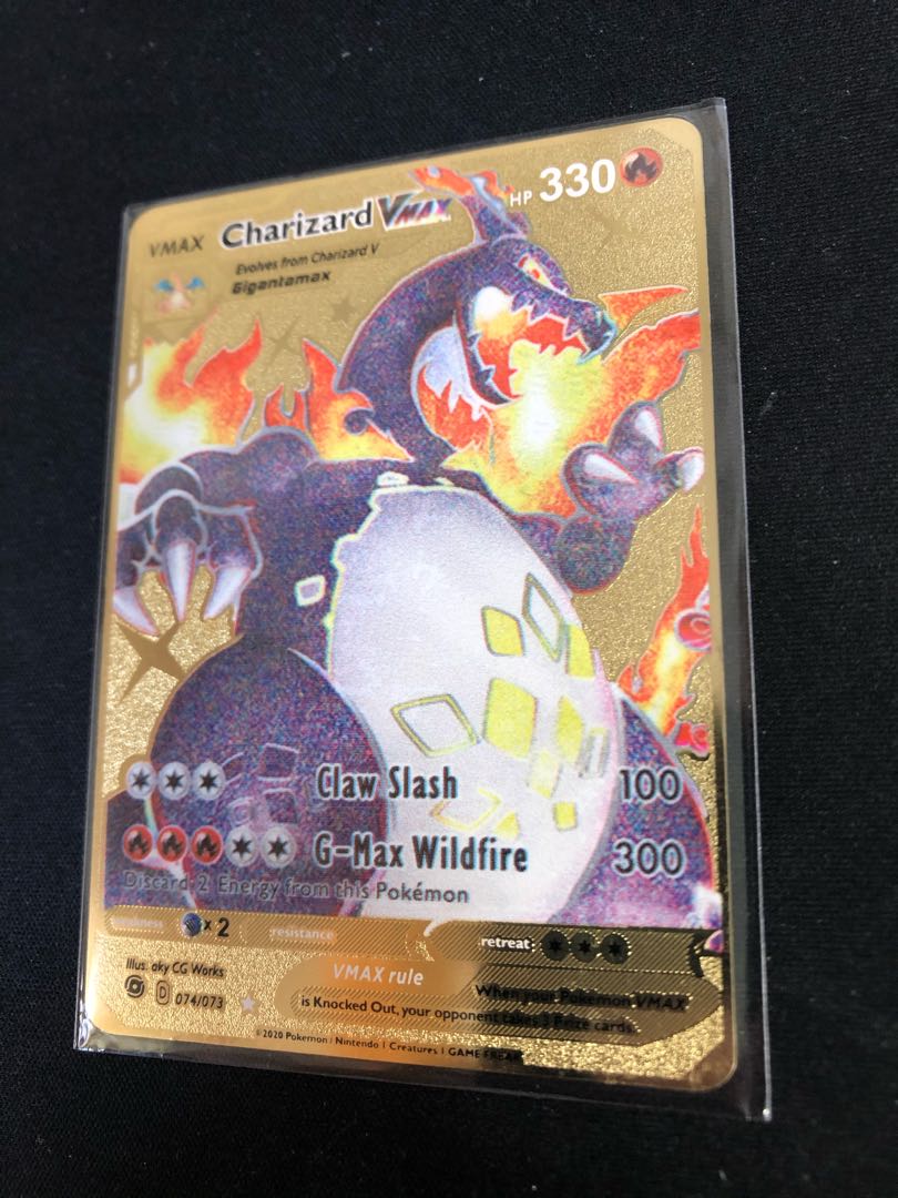 【タイムセール】金属カード ポケモンカード リザードン