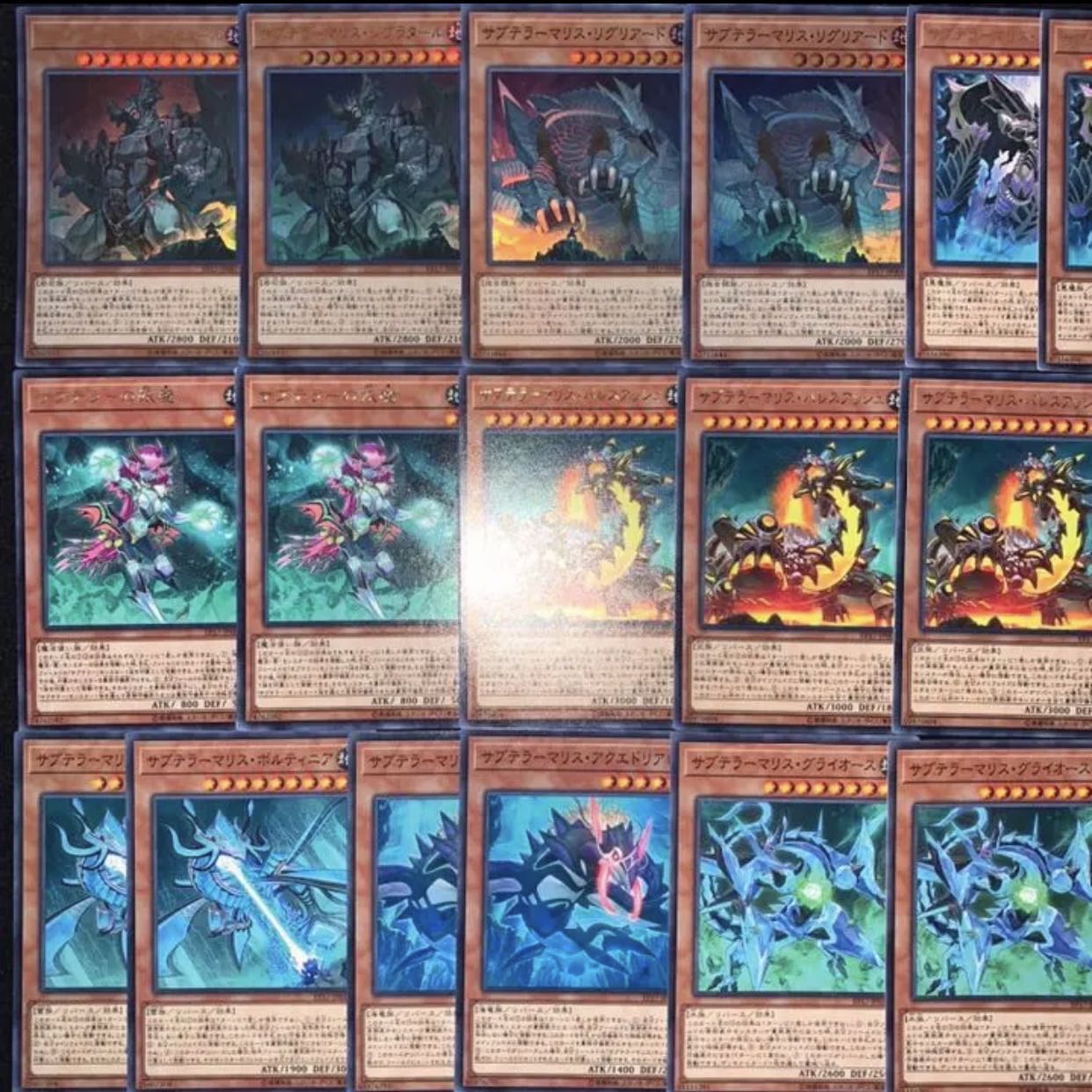 遊戯王　サブテラーデッキ40枚+EX15/gp02