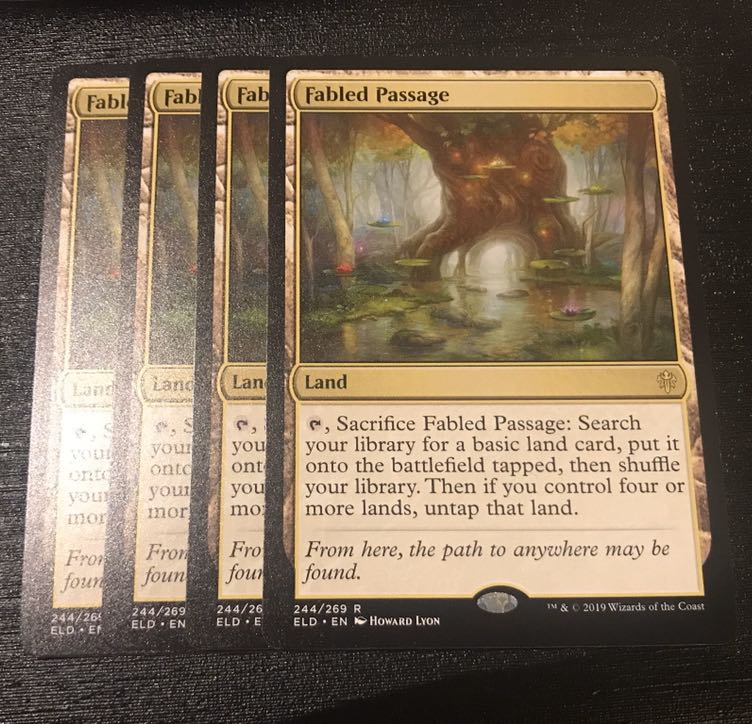 寓話の小道　英語版4枚セット