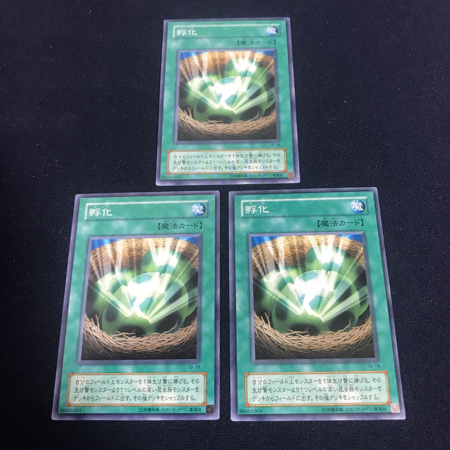 遊戯王　孵化　3枚セット