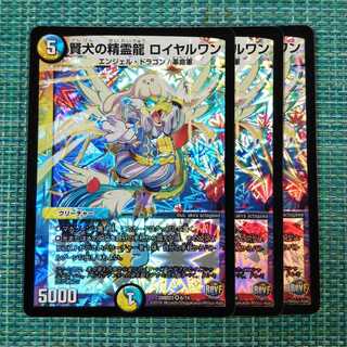賢犬の精霊龍 ロイヤルワン ３枚セット1513