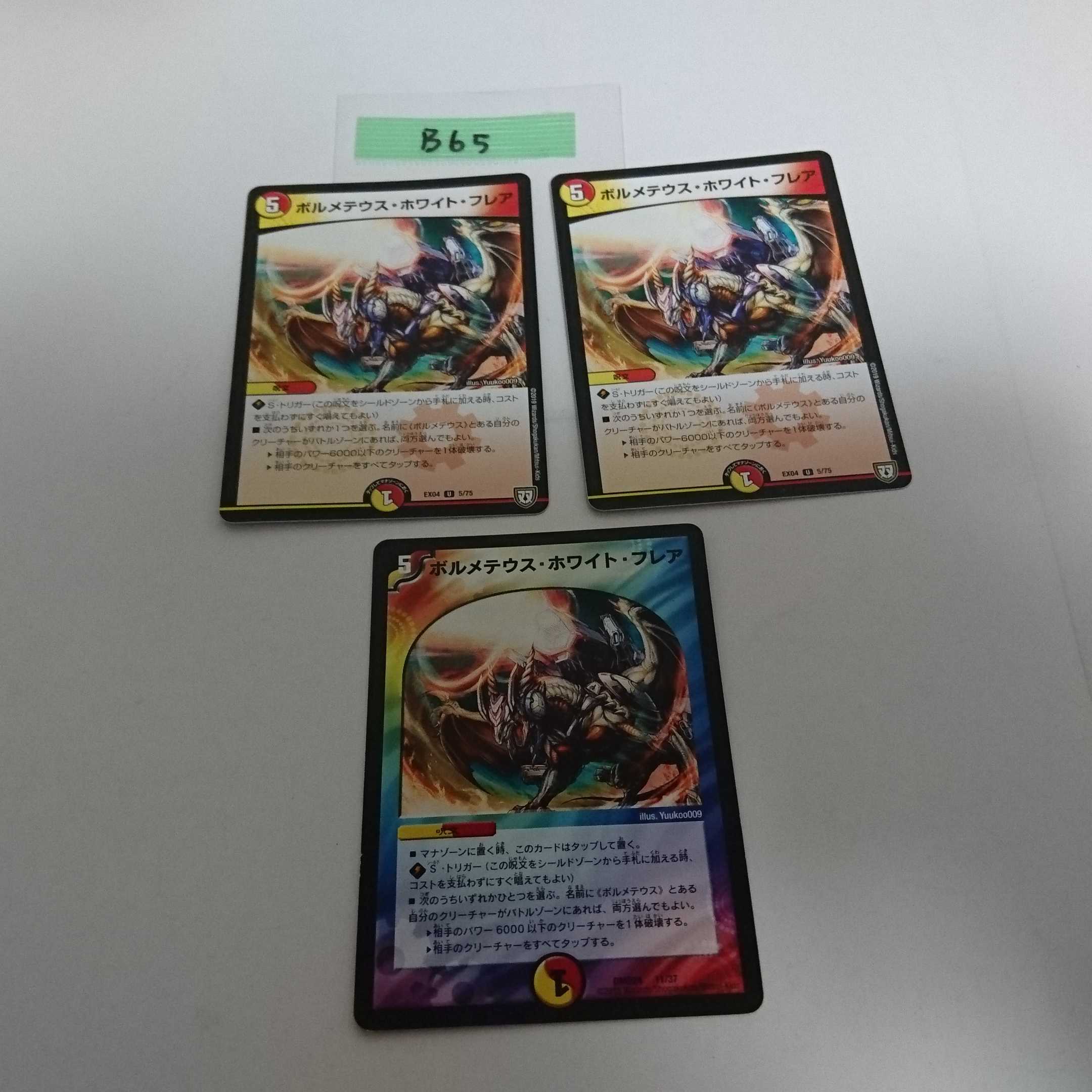 B65 Not available for purchase 1枚