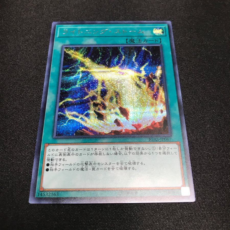 遊戯王 ライトニング・ストーム シークレットレア シク