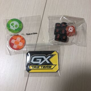 金属製 GXマーカー　アクリル製 どく　やけど　マーカー　リザードン  ダイス