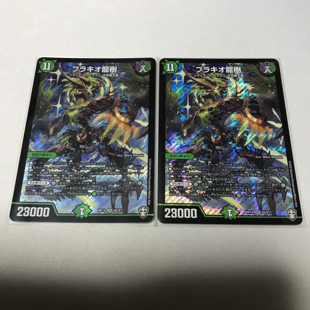 ブラキオ龍樹　3枚