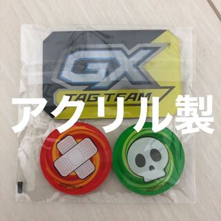 新品　海外版　公式　アクリル製　どく　やけど　GXマーカー　タッグチーム