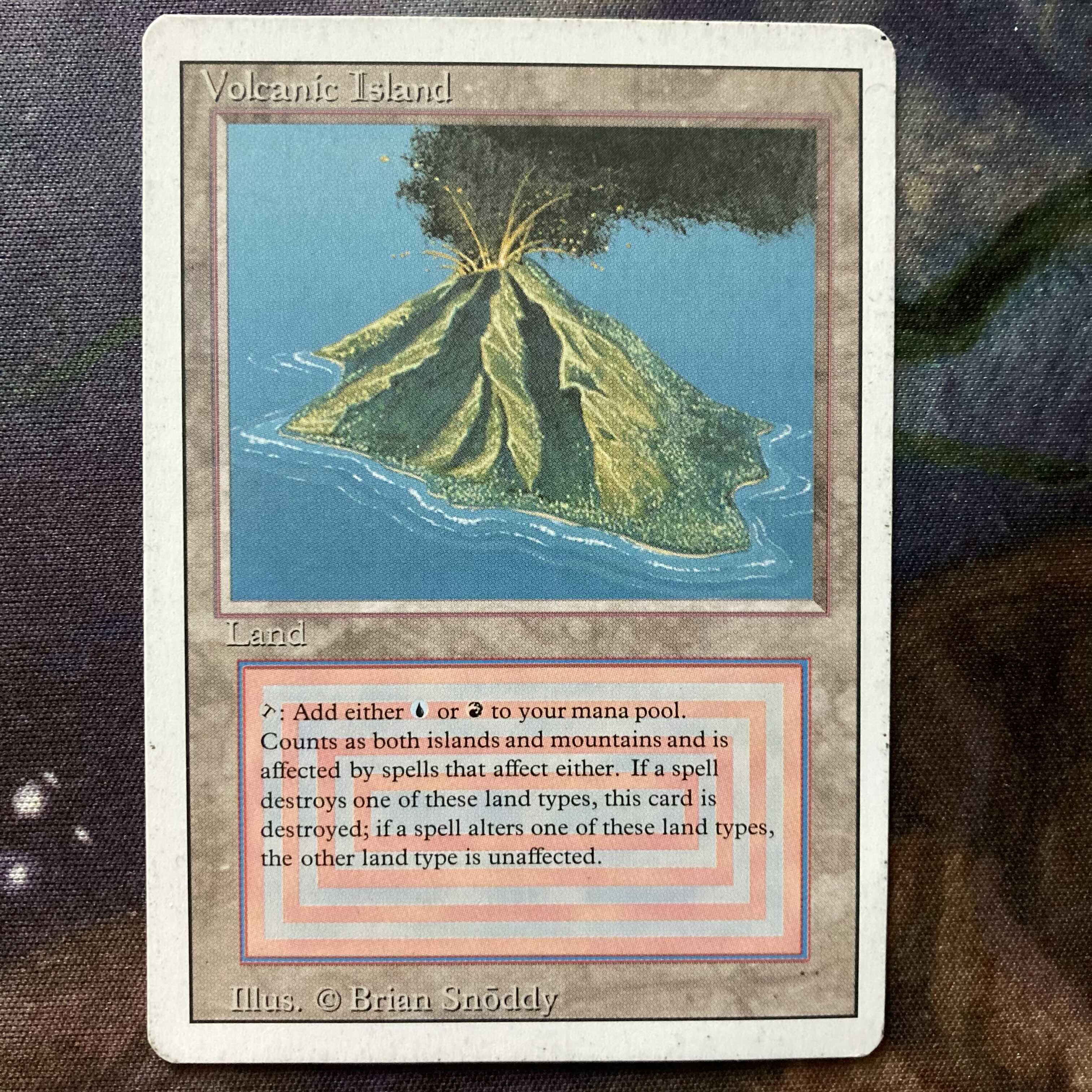 3ED volcanic island English 1 sheet Plaid