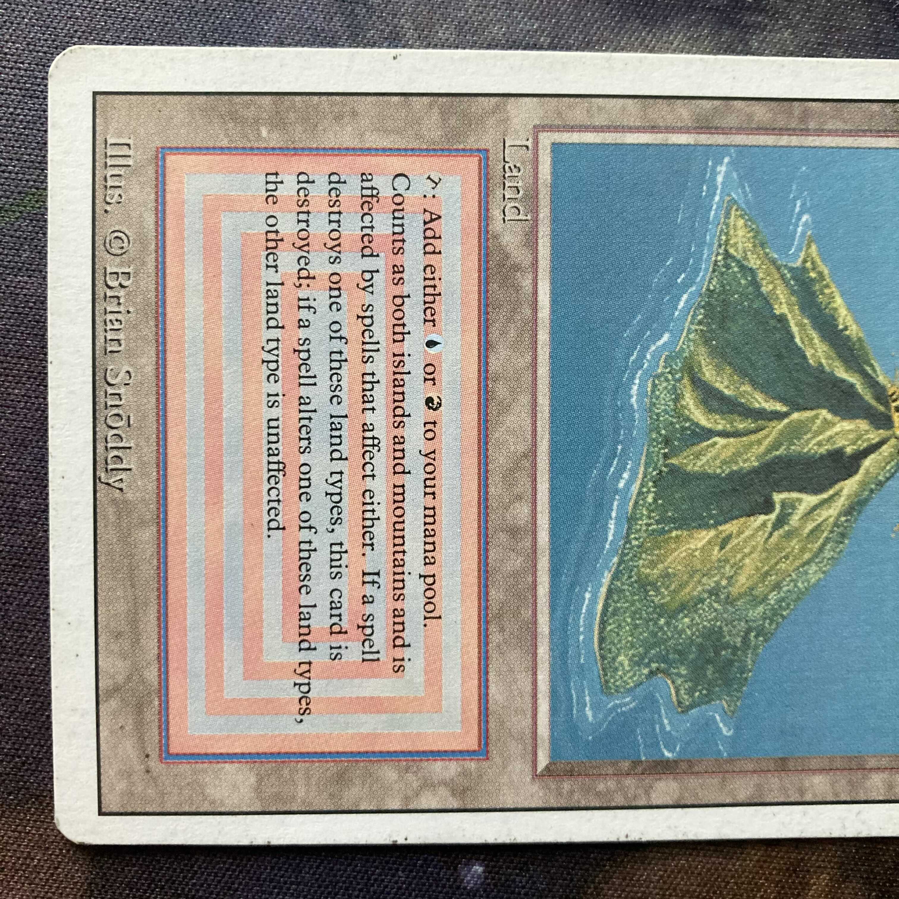 3ED volcanic island English 1 sheet Plaid