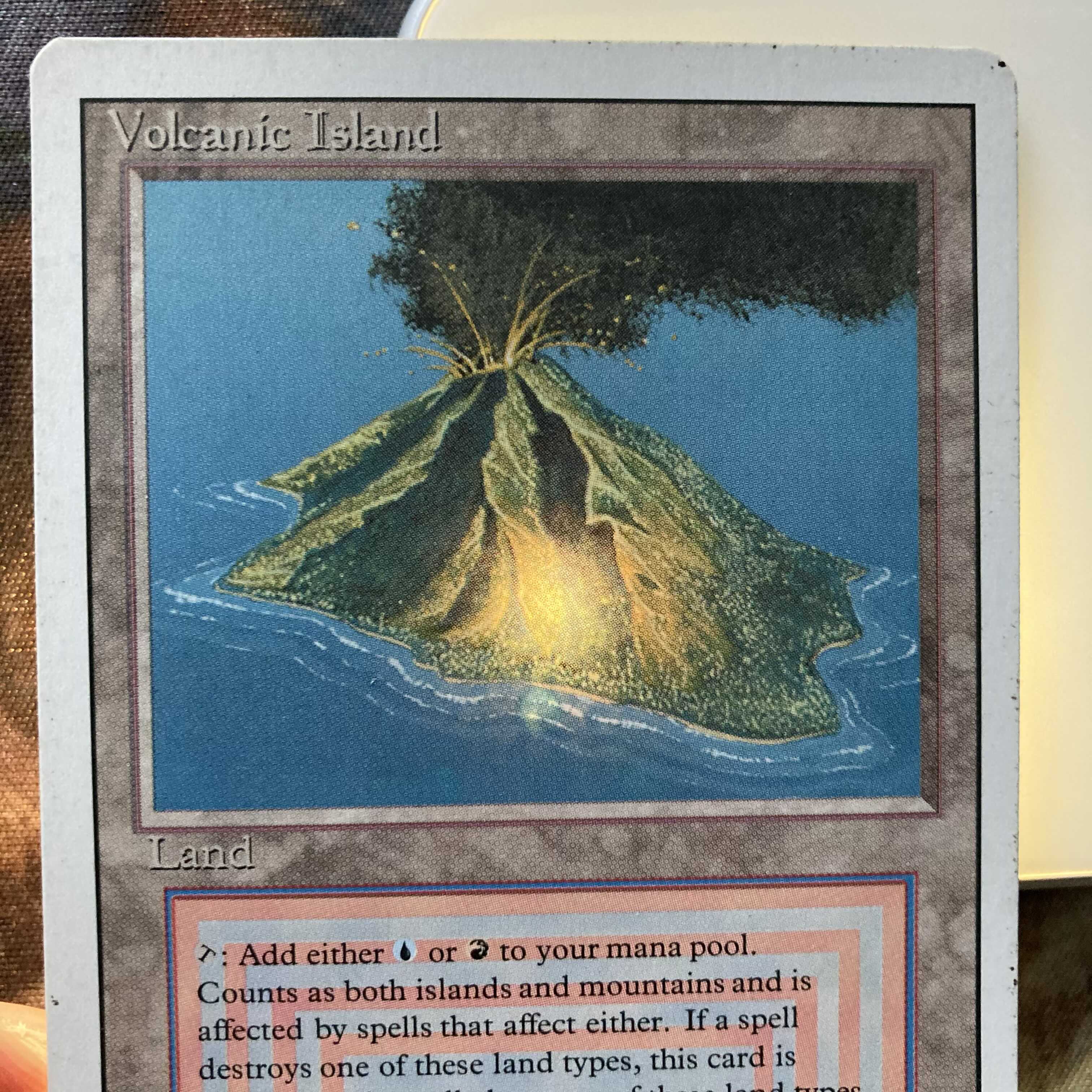 3ED volcanic island English 1 sheet Plaid