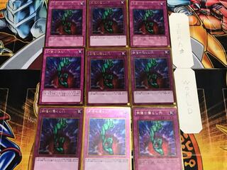 奈落の落とし穴 ゴールド 9枚セット てら