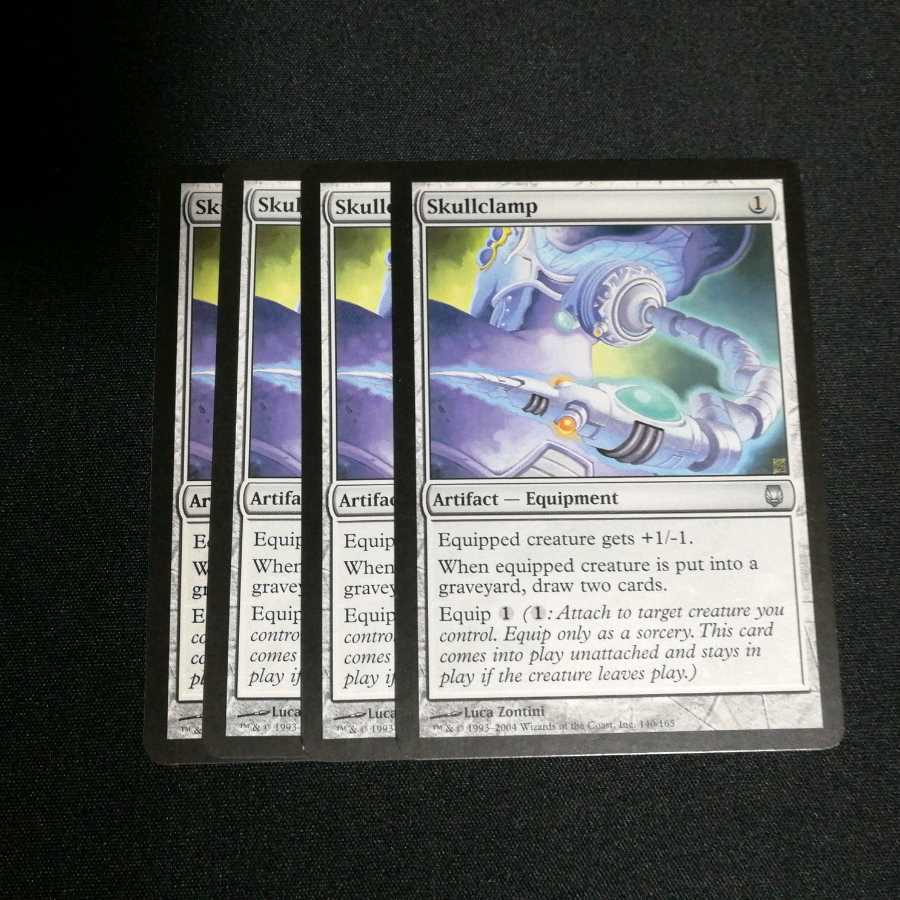 頭蓋骨絞め英語版４枚セット