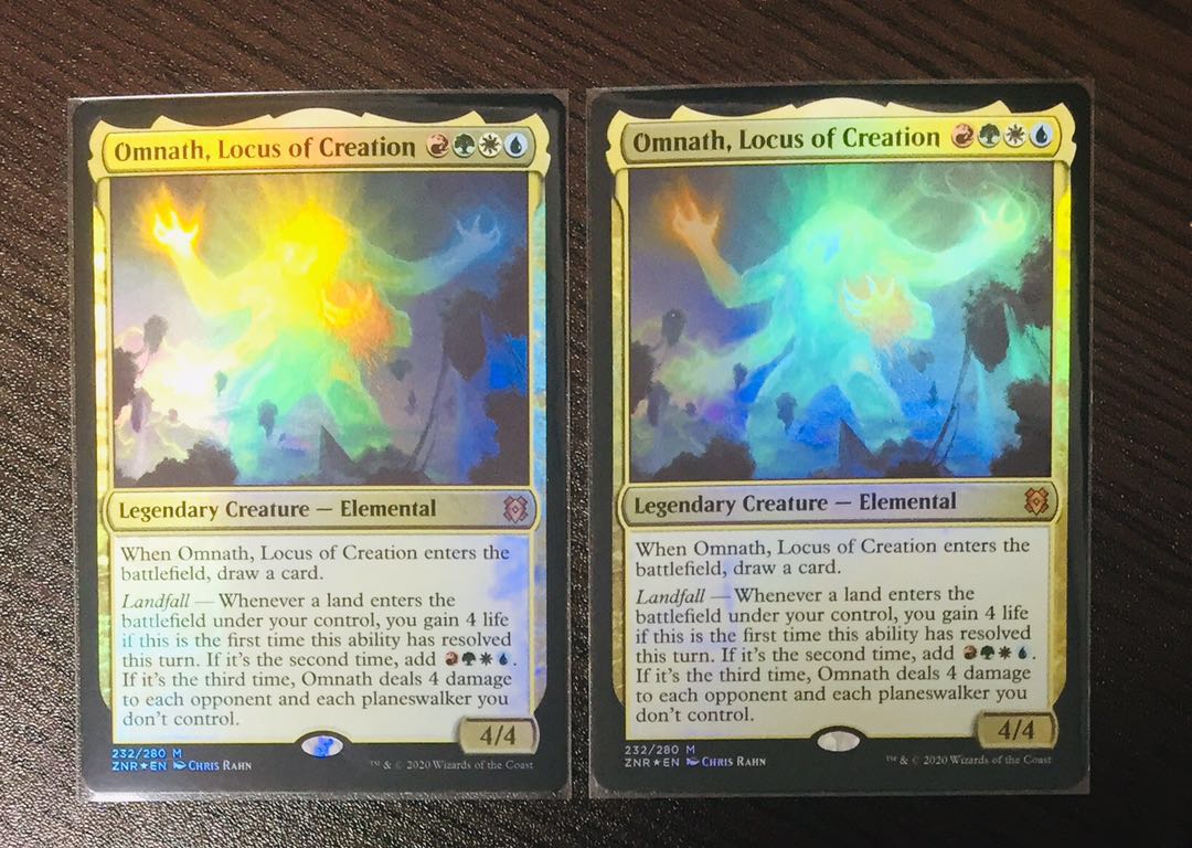 MTG FOIL 創造の座、オムナス ZNR 英2枚