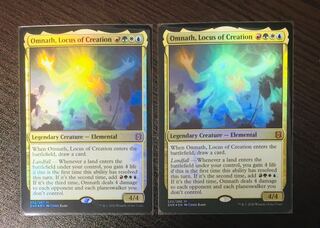 MTG FOIL 創造の座、オムナス ZNR 英2枚