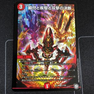 瞬閃と疾駆と双撃の決断