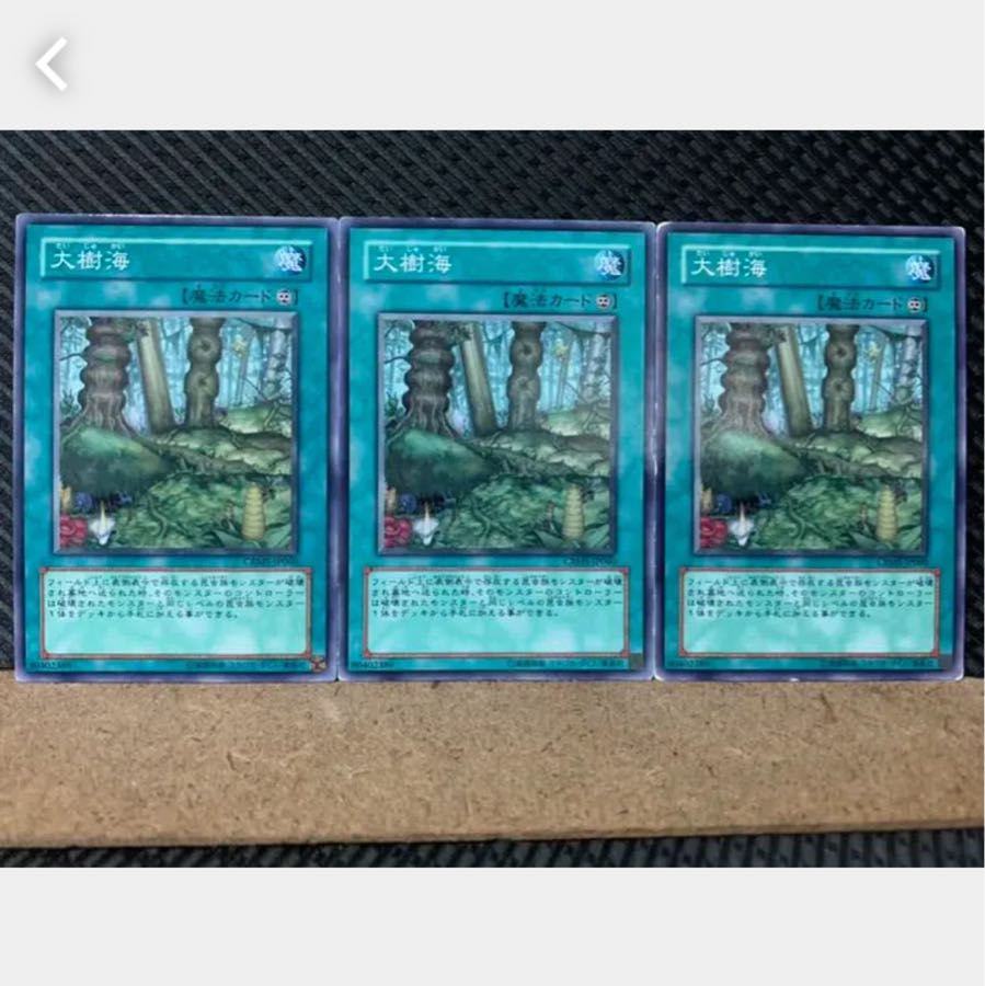 【ぽぽたん】遊戯王 1853 大樹海 3枚 ノーマル