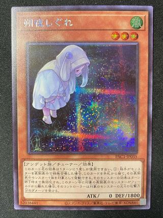 遊戯王 朔夜しぐれ イラスト違い 絵違い シークレット