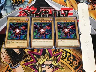真紅眼の黒竜 ノーマル 3枚セット てら