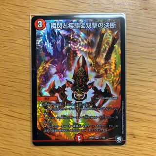 瞬閃と疾駆と双撃の決断