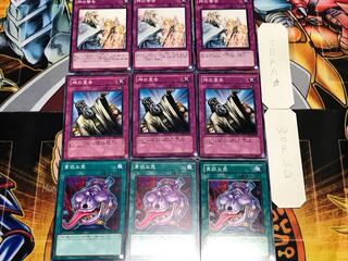 貪欲な壺 神の宣告 神の警告 ノーマル 各3枚セット まとめ てら