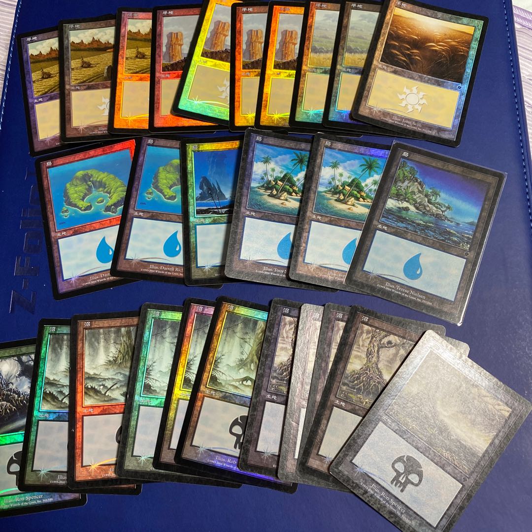 あおい様用 基本土地foil200枚まとめ売り 30枚