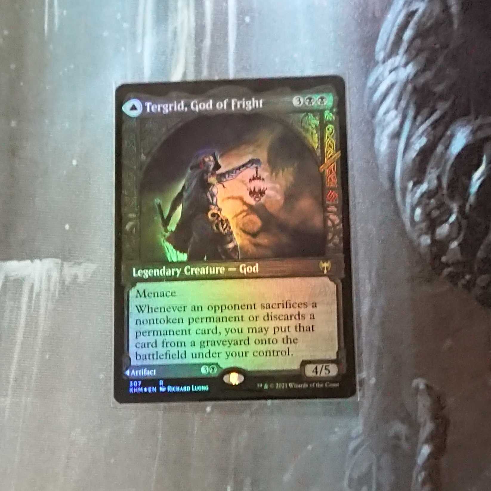 【MTG】恐怖の神、ターグリッド(英)ショーケースFoil