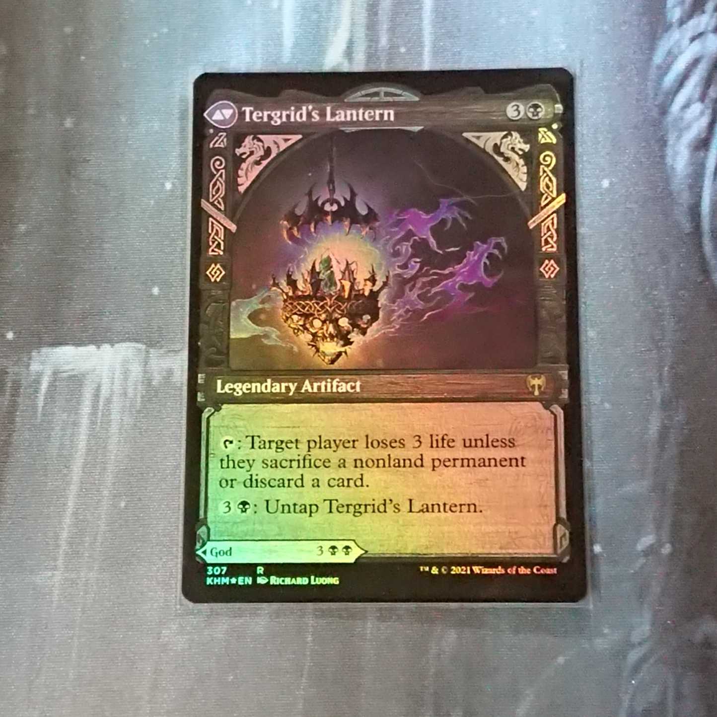 【MTG】恐怖の神、ターグリッド(英)ショーケースFoil