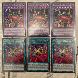 EU Eldlich the Mad Golden Lord Kin-go no Shichimaten 3-card set