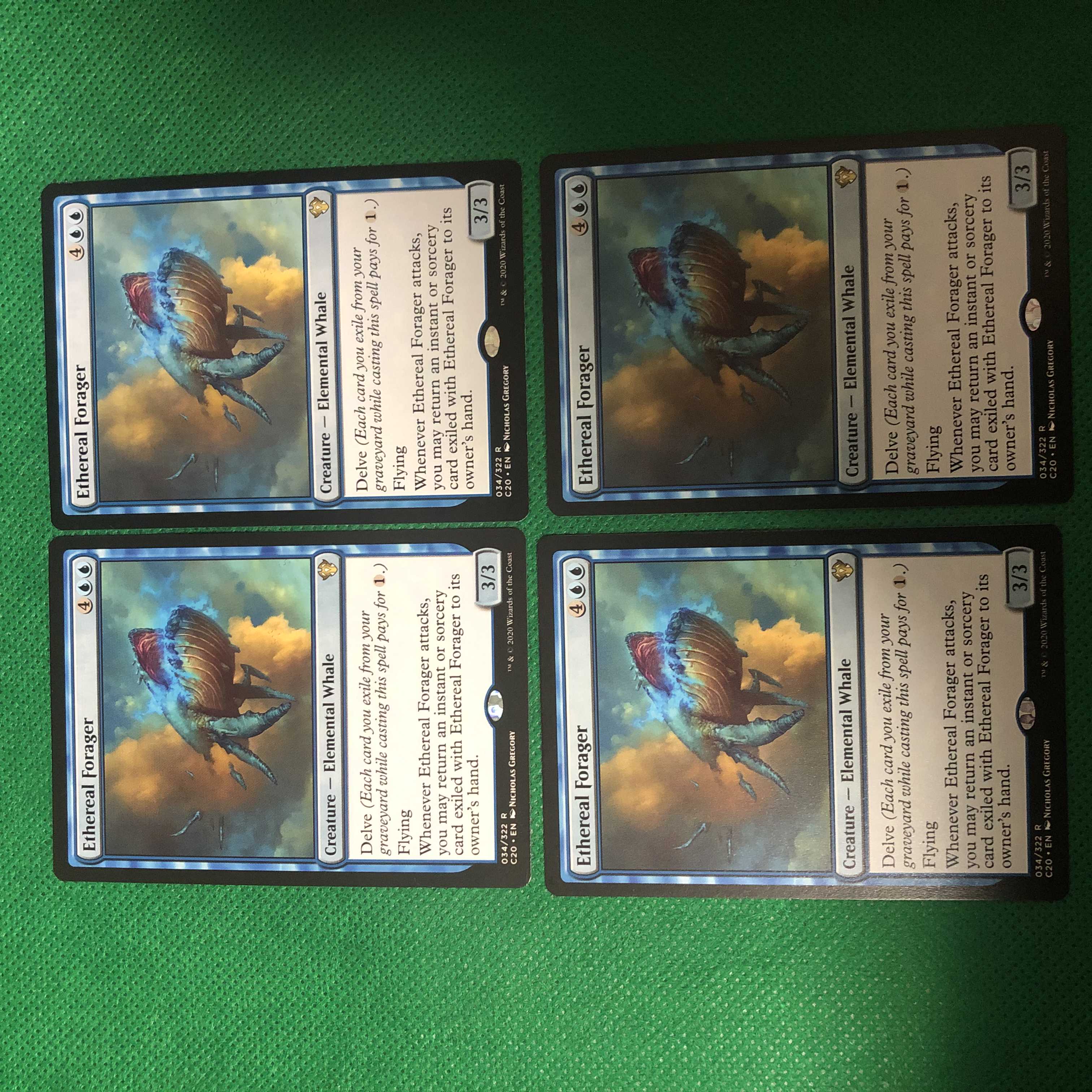 天上の餌あさり 英語版 4枚