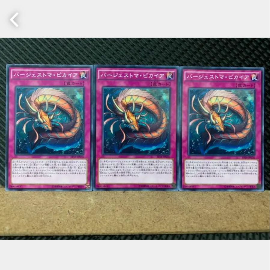 【ぽぽたん】遊戯王 4131 バージェストマ・ピカイア 3枚 ノーマル