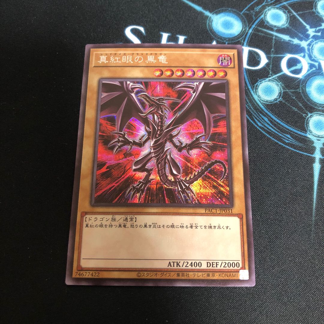 真紅眼の黒竜（イラスト違い版） シークレットレア