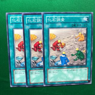 遊戯王　化石調査 ノーマル　3枚