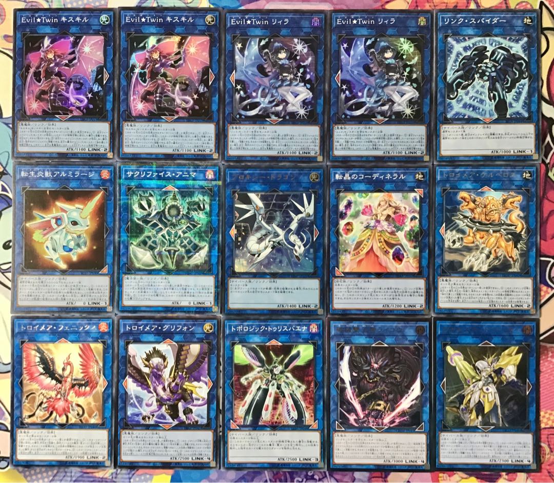 本格構築【Evil★Twins ~イビルツイン~】デッキ EX15&スリーブ