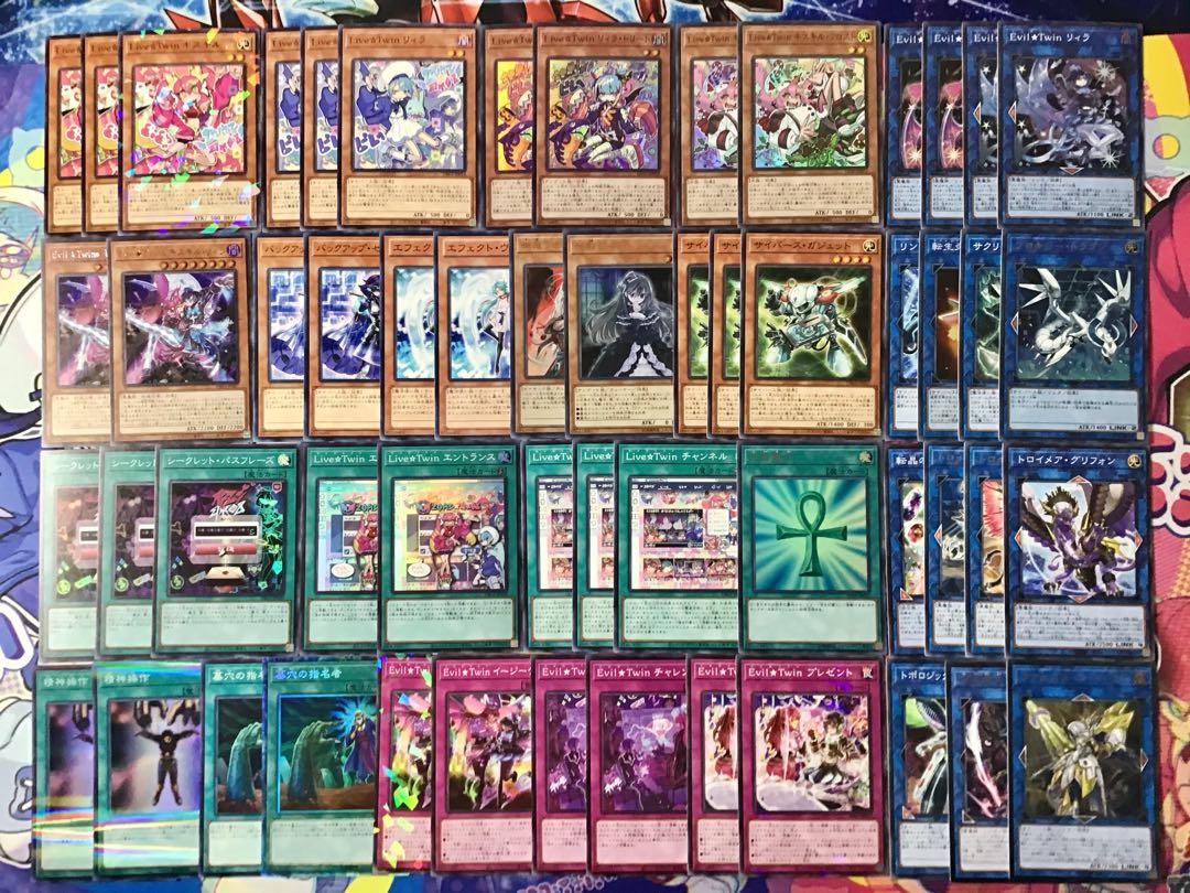 本格構築【Evil★Twins ~イビルツイン~】デッキ EX15&スリーブ