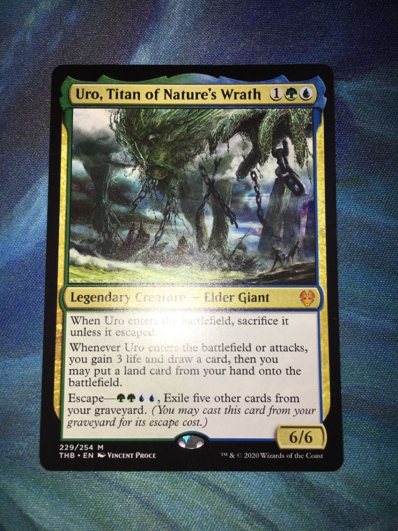 自然の怒りのタイタン、ウーロ 英 1枚