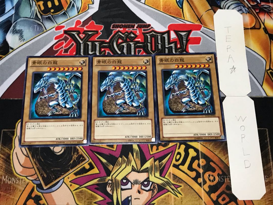 青眼の白龍 ノーマル 3枚セット てら