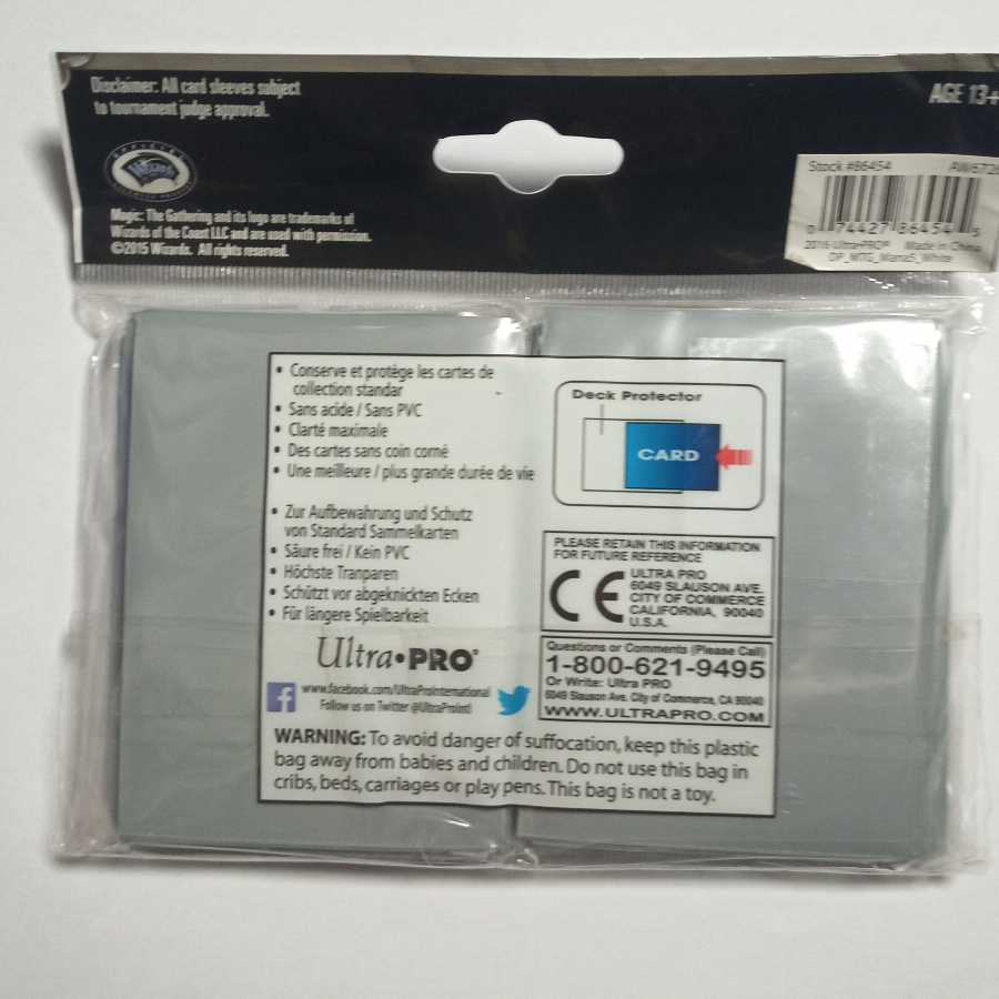 New MTG UltraPro Deck Pro Tekter Sleeves, 2 sets of 80