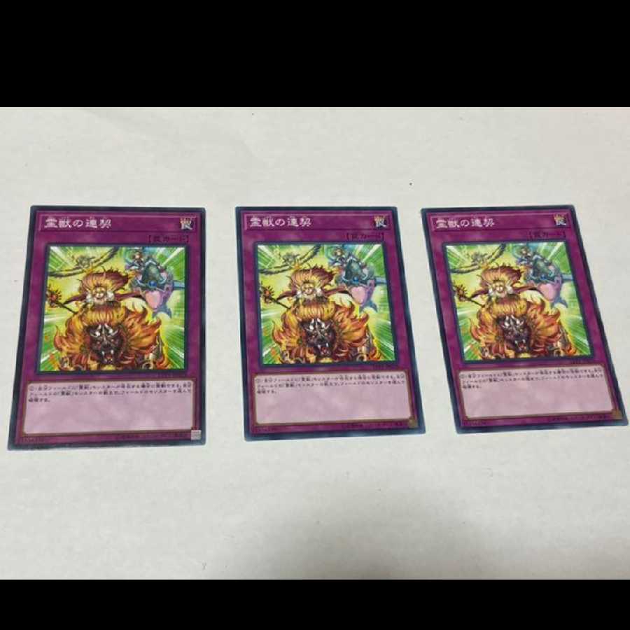 Yu-Gi-Oh! Ritual Beast Steeds, 3 copies, model no. Ah-1172