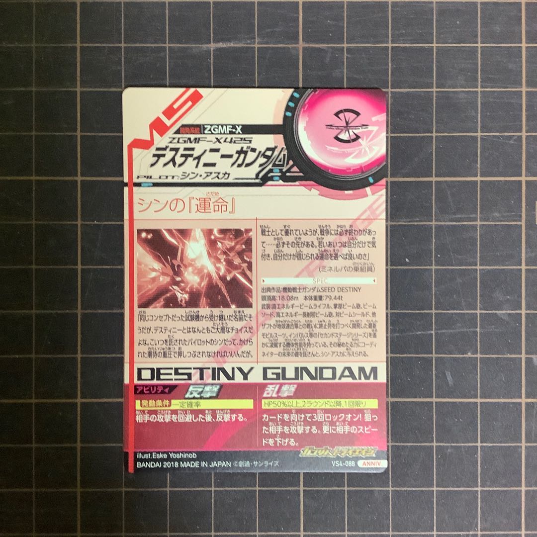 デスティニーガンダム　VS４弾