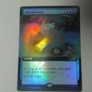 不連続性　Foil 　フルアート　英語