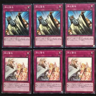 神の宣告　神の警告　遊戯王　【まりも】