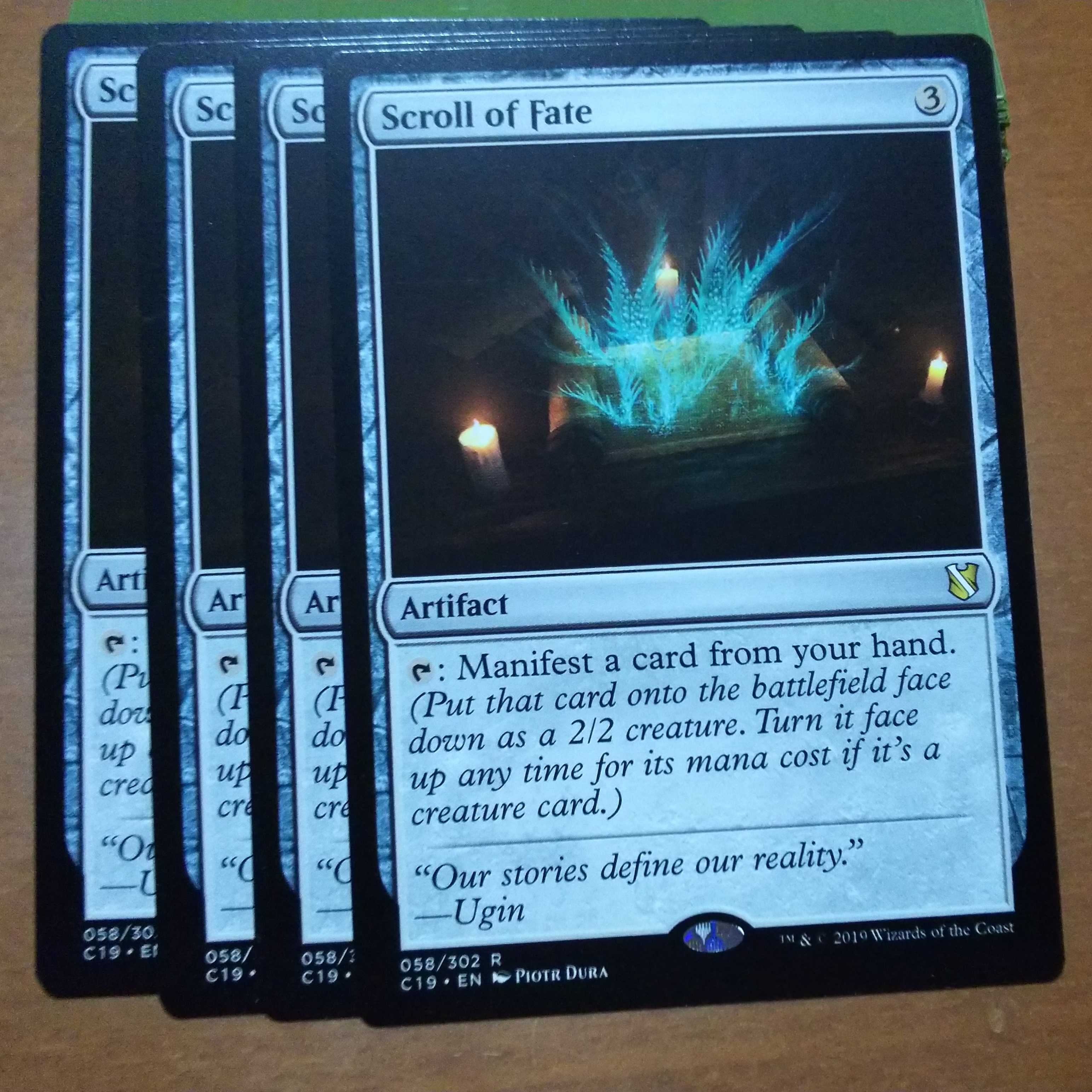 《運命の巻物/Scroll of Fate》[C19]茶R x 4