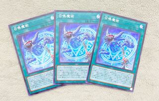 遊戯王 召喚魔術 シークレット 3枚